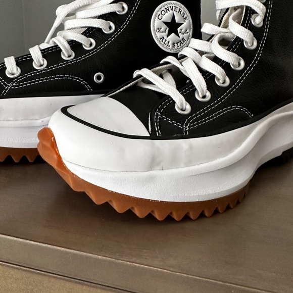 New Converse All Star Black Run Hike Platform sneakers 7.5 - Picture 5 of 7